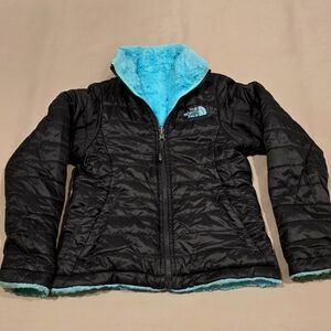 Northface girls jacket reversible